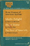 Portada de THREE DRAMAS OF AMERICAN REALISM: 'IDIOT'S DELIGHT', 'STREET SCENE', 'THE TIME OF YOUR LIFE'
