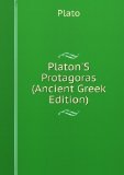 Portada de PLATON'S PROTAGORAS (ANCIENT GREEK EDITION)