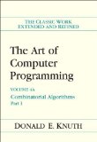 Portada de THE ART OF COMPUTER PROGRAMMING, VOLUME 4A: COMBINATORIAL ALGORITHMS, PART 1 1ST (FIRST) EDITION BY KNUTH, DONALD E. PUBLISHED BY ADDISON-WESLEY PROFESSIONAL (2011)