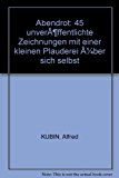 Portada de ABENDROT: 45 UNVERÃ¶FFENTLICHTE ZEICHNUNGEN MIT EINER KLEINEN PLAUDEREI Ã¼BER SICH SELBST