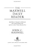 Portada de (THE MAXWELL DAILY READER: 365 DAYS OF INSIGHT TO DEVELOP THE LEADER WITHIN YOU AND INFLUENCE THOSE AROUND YOU) BY MAXWELL, JOHN C. (AUTHOR) HARDCOVER ON (10 , 2008)