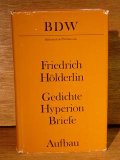 Portada de GEDICHTE. HYPERION ODER DER EREMIT IN GRIECHENLAND. BRIEFE. BIBLLIOTHEK DER WELTLITERATUR