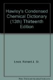 Portada de HAWLEY'S CONDENSED CHEMICAL DICTIONARY (13TH) THIRTEENTH EDITION