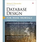 Portada de [(DATABASE DESIGN FOR MERE MORTALS: A HANDS-ON GUIDE TO RELATIONAL DATABASE DESIGN)] [ BY (AUTHOR) MICHAEL J. HERNANDEZ ] [FEBRUARY, 2013]