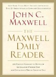 Portada de (THE MAXWELL DAILY READER: 365 DAYS OF INSIGHT TO DEVELOP THE LEADER WITHIN YOU AND INFLUENCE THOSE AROUND YOU) BY MAXWELL, JOHN C. (AUTHOR) HARDCOVER ON (10 , 2008)