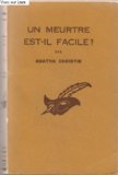 Portada de UN MEURTRE EST-IL FACILE ?