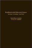 Portada de BENCHBOOK IN THE BEHAVIORAL SCIENCES: PSYCHIATRY-PSYCHOLOGY-SOCIAL WORK BY LORANDOS, DEMOSTHENES, CAMPBELL, TERENCE W. (2005) HARDCOVER