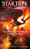 Portada de STAR TREK: THE NEXT GENERATION: INDISTINGUISHABLE FROM MAGIC BY DAVID A. MCINTEE (2011-05-12)