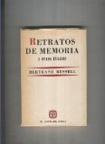 Portada de RETRATOS DE MEMORIA Y OTROS ENSAYOS