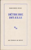 Portada de D&Eacute;TRUIRE DIT-ELLE