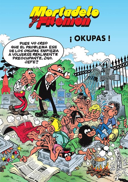 Portada de MORTADELO Y FILEMÓN. ¡OKUPAS!