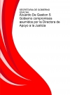 Portada de ACUERDO DE GESTION S GOBIERNO COMPROMISOS ASUMIDOS POR LA DIRECTORA DE APOYO A LA JUSTICIA